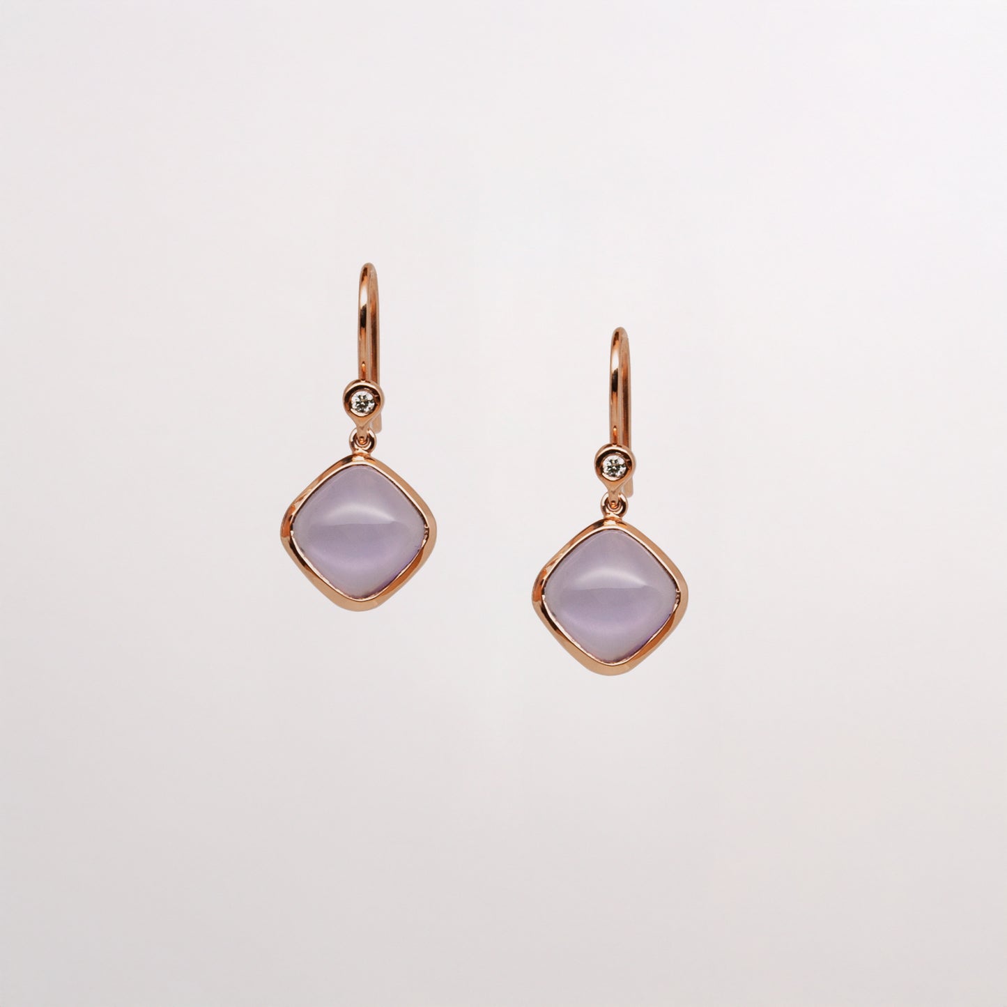 Amethyst Edelstein Ohrringe