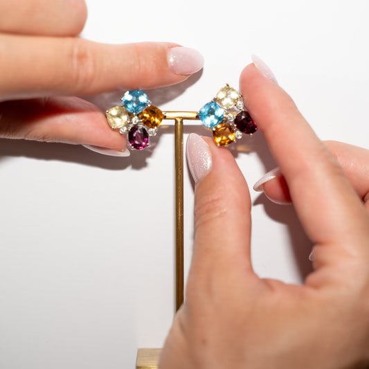 Colour Stud Earrings - Amilla Jewelry
