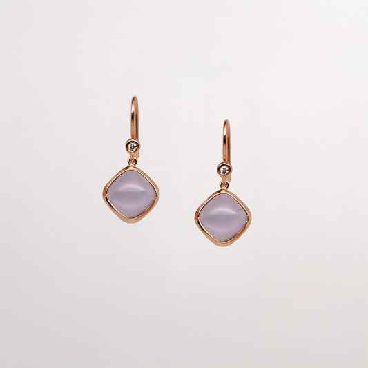 Amethyst Edelstein Ohrringe