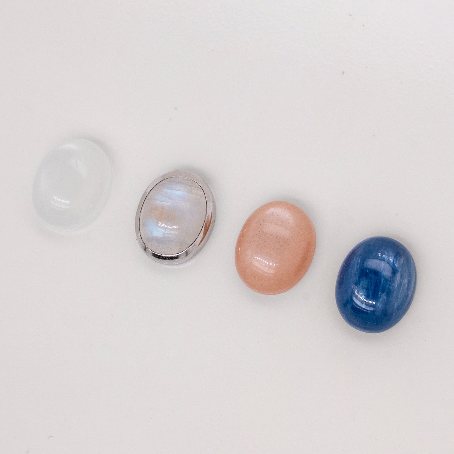 Moonstone Gold Ring with different gemstone options