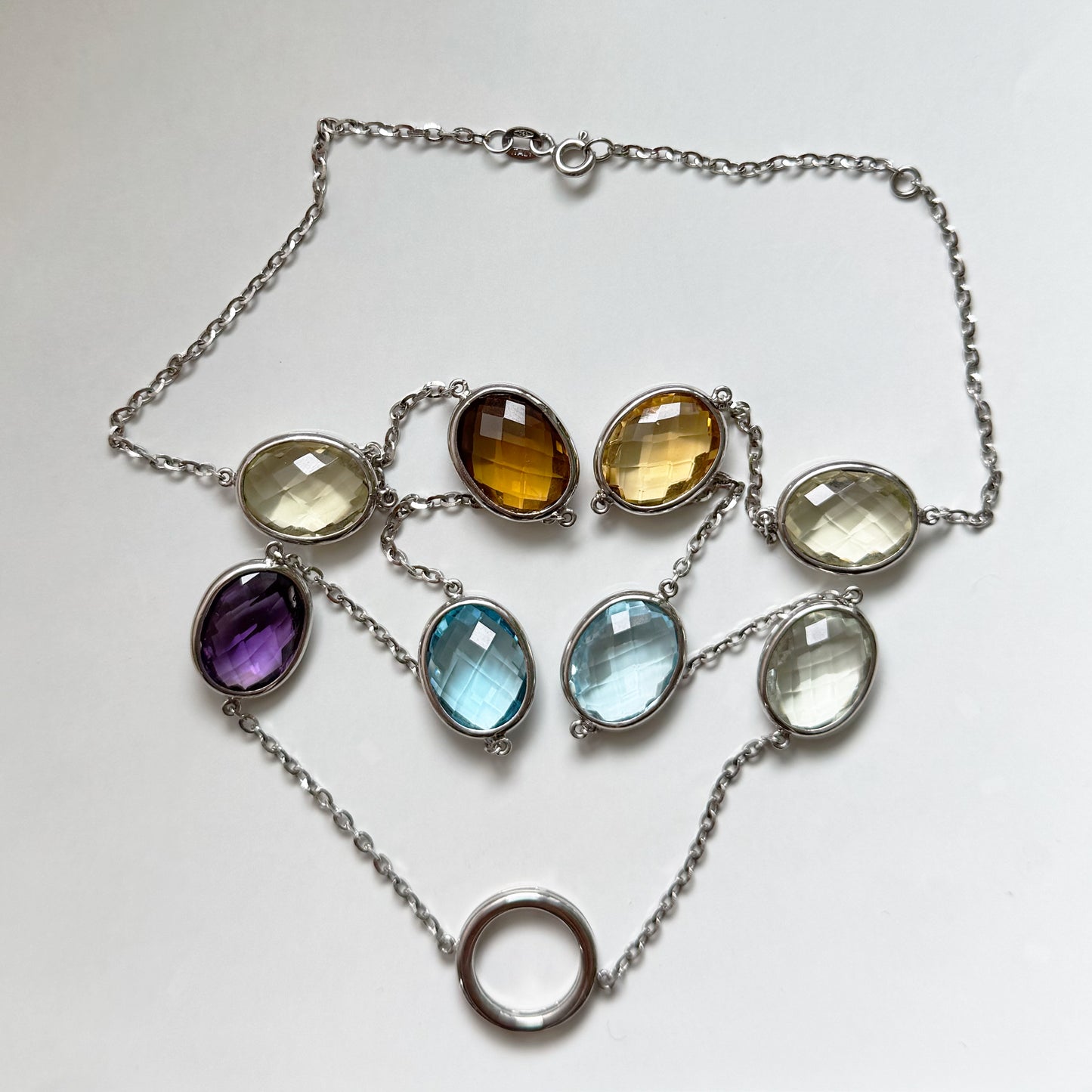 Colour Necklace Oval - Amilla Jewelry