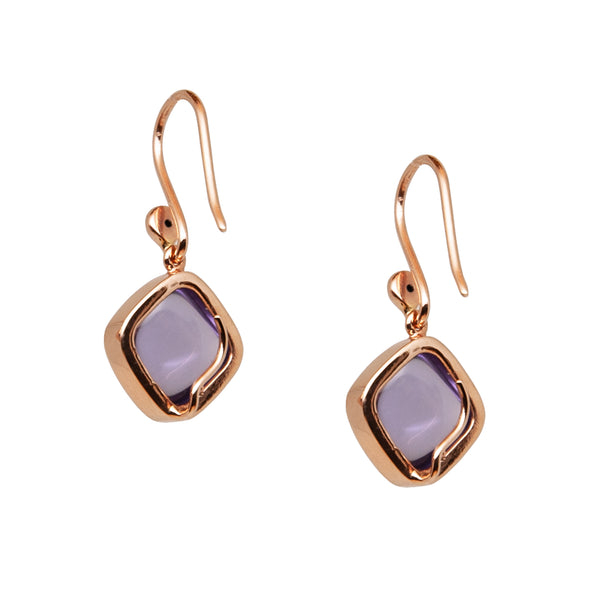 Amethyst Gemstone Earrings - Amilla Jewelry