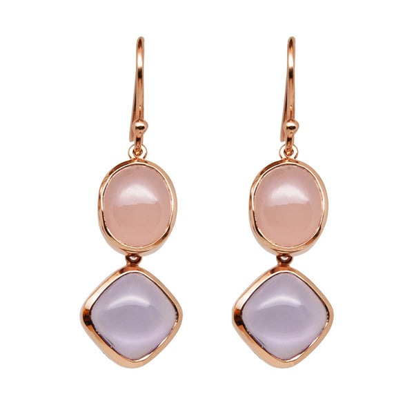 Pink Gemstone Earrings - Amilla Jewelry